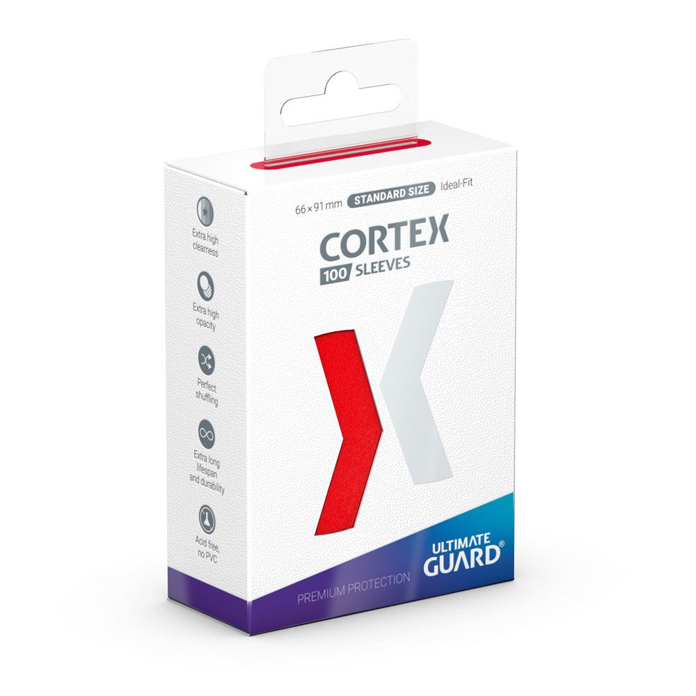 Cortex Sleeves Standard Size (100) - Red view 2