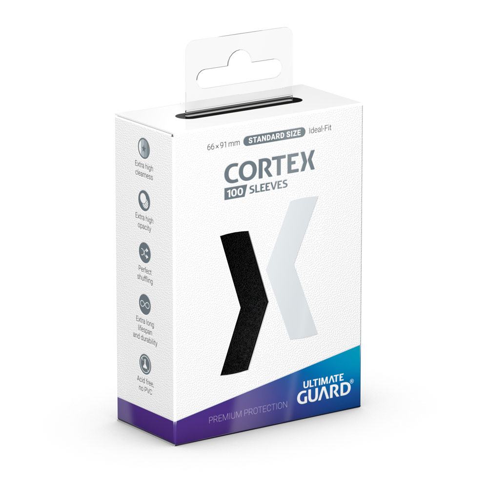 Cortex Sleeves Matte Standard Size (100) - Black view 2