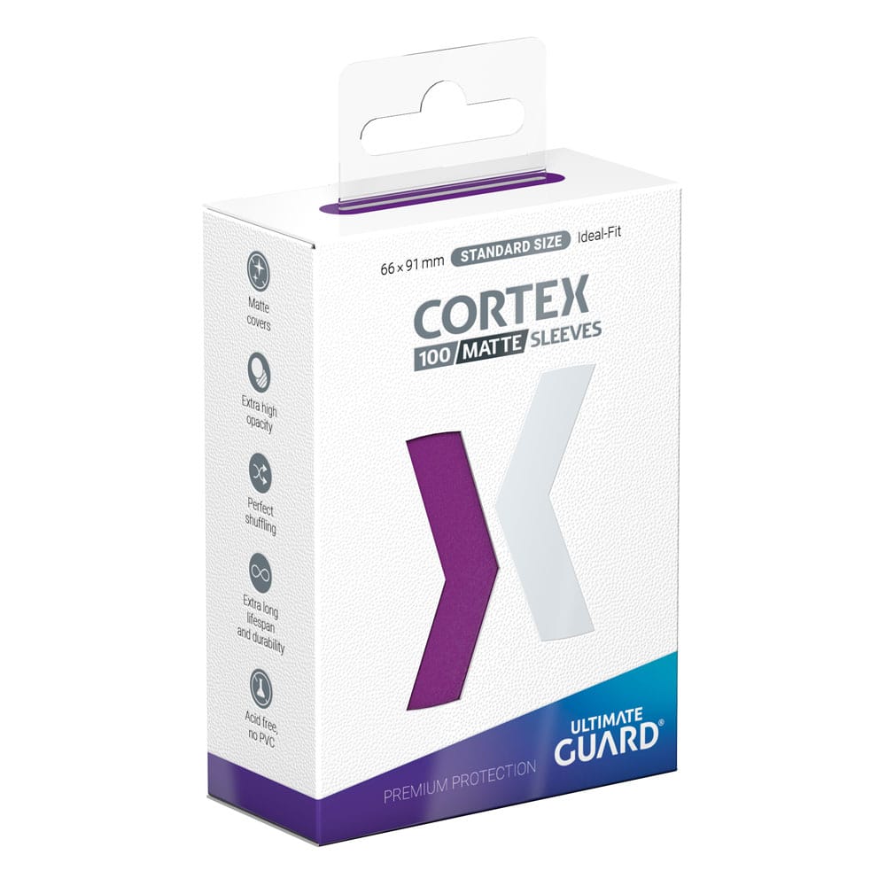 Cortex Sleeves Matte Standard Size (100) - Purple view 2