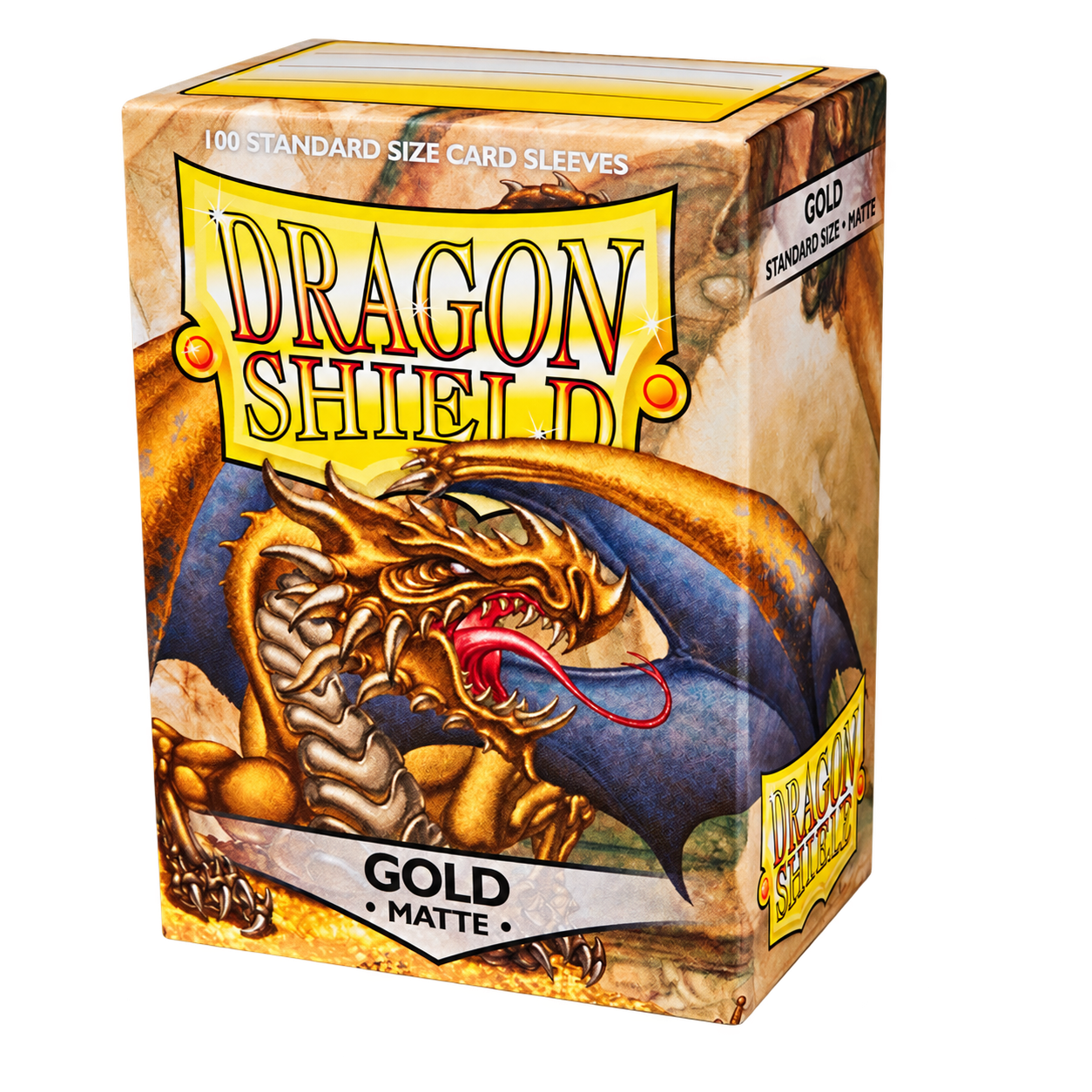 DS - Standard Sleeves: Gold [Matte] (100 Sleeves)