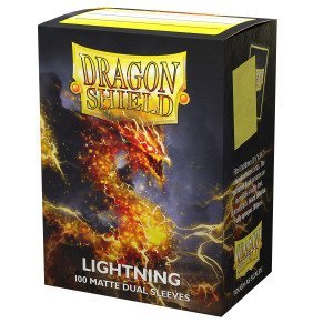DS - Standard Dual Sleeves: Lightning [Matte] (100 Sleeves)