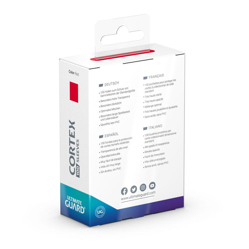 Cortex Sleeves Standard Size (100) - Red view 4