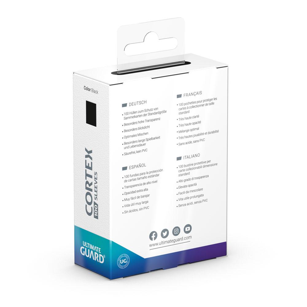 Cortex Sleeves Matte Standard Size (100) - Black view 4