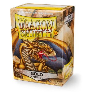 DS - Standard Sleeves: Gold [Matte] (100 Sleeves)