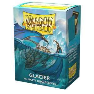 DS - Standard Dual Sleeves: Glacier [Matte] (100 Sleeves)