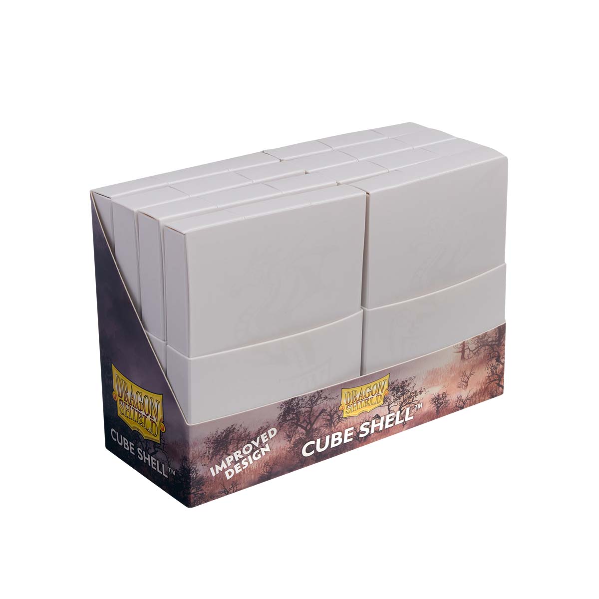 DS - Cube Shell Display (8 ct): Ashen White